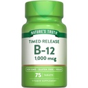 Naturens sannhet vitamin B12 1000 mikrogram | 75 timede release tabletter | Vegansk, ikke-GMO & Glutenfri Supplement