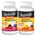 Airborne 1000mg vitamin C Chewable tabletter Citrus & Very Berry Flavor Bundle - immun støtte Supplement med sink og kraftige antioksidant vitaminer A C & E, (2x116ct flasker)*