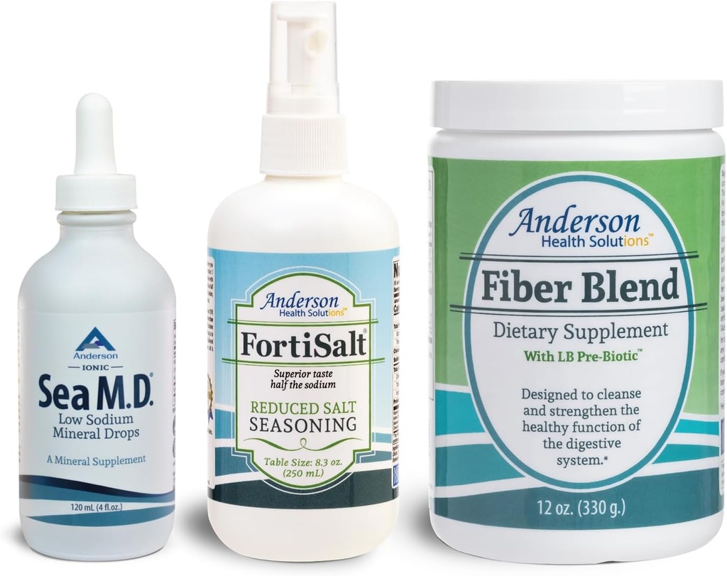Ultimate Health Boost Bundle (Trace Minerals Drops, Lavt natrium Fortisalt)