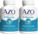 AZO D Mannose Urin Tract Helse, rensing, Flush & Beskytt Urin Tract, No.1 Pharmacist Anbefalt merkevare, klinisk styrke, ikke-GMO, 120 greve (Pack of 2)