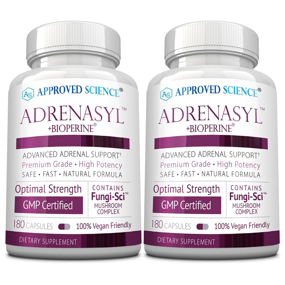 Adrenasyl-Adrenal Gland-støtte - 180 greve - Pakke med 2