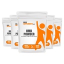 BulkSupplements.com HMB pulver - som kalsium HMB Supplement, Beta-Hydroxy Beta-Metylbutyrat - Unflavored & Glutenfri, 1g per servering, 1kg (Pack of 5) (11 lbs)