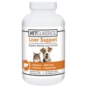 Vet Classics Liver Support Pet Health Supplement for hunder, katter – leverfunksjoner – B-vitaminer, glutathion, Melk Thistle – myke tabletter, Chews – 60 Chewable tabletter