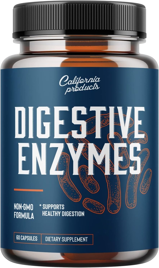 Digestive Enzyme Supplements for Gut Helse - Pancreatin Digestive Enzymer for Digestion Upset Mage Relief og Leaky Gut Repair - ren enzymes Digestion Supplement kvinner og menn