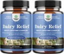 Laktose intolerance piller 120 dagers forsyning - hurtigvirkende dialyserende enzymer - Dairy Relief piller for dialyse, bloating, gass og karbohydrat - Dialyse Supplement for Laktose intolerance Relief