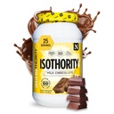Isothority Whey Protein Isolat, Melk Sjokolade, 2 lb - Ultra Absorberbar Branched Chain Aminosyrer (BCAA) pulver med 25g Protein Per Serving, Lavt karbohydrat - Bygg muskel og akselerert gjenoppretting