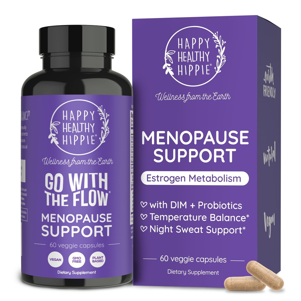 Menopause Supplements for kvinner – DIM Supplement + Probiotika | Estrogen Metabolisme & Hormone Balance Support | Perimenopause Relief | Hot Flashes, Mood Swings & Night Sweats | Dong Quai | 60 Ct