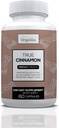 True Cinnamon Supplement, Sri Lanka Organic Ceylon Cinnamon Capsules, True Cinnamon Verum Bark, Sukker-fri - 60 Veggie Capsules