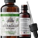 Astragalus tinktur, organisk astragalus ekstrakt (Astragalus membranaceus) Herbal Supplement, ikke-GMO i kaldtpresset organisk grønnsaksglycerin, 700 mg, 2 oz (60 ml)