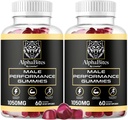 (2 Pakke) Alpha Bites - Original Formula 7 i 1 Alpha Bites Gummies, AlphaBites for Menn, Offisielle Alpha Bites Avansert Premium Formula ytelse og energi, Alpha Bite Gummy anmeldelser, i 2 måneder