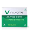 Visbiome® Advanced GI Care - høy potens Probiotic 450 milliarder styrke - 30 Packets Unflavored pulver - Original De Simone Formulation - Levert kald i resirkulerbar kjøleskap med temperaturmonitor.