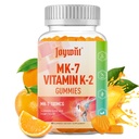 Vitamin K2 MK-7 Gummies 100mcg, ekstra styrke K2 Vitamin Supplement for Bone & He-Art Support, Chewable Natural Orange Flavor, Ikke GMO, Vegan, 60 Gummies