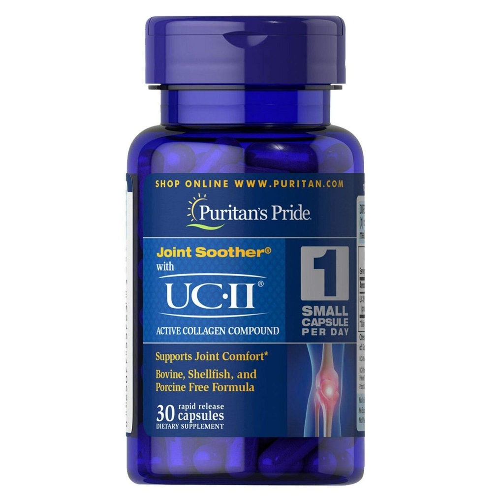 Puritans Pride UC-II 40mg aktiv kollagenforbindelse-30 kapsler