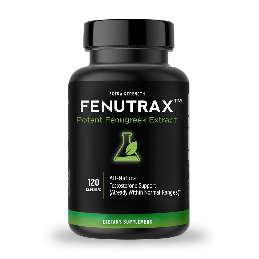 VitaMonk FenuTraxTM Fenugreek Extract 2 måneders forsyning - sterkere enn testofen for menn - Fenugreek Seed Extract - Muskelvekst, energi og drivstøtte