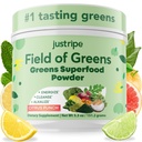 Areal of Greens Superfood pulver med organisk spirulina, klorella, beet rot pulver - Bacillus coagulans probiotika, en plantebasert blanding støtte gut helse, immunitet, Bloom til helse, 28 Scoops (1)
