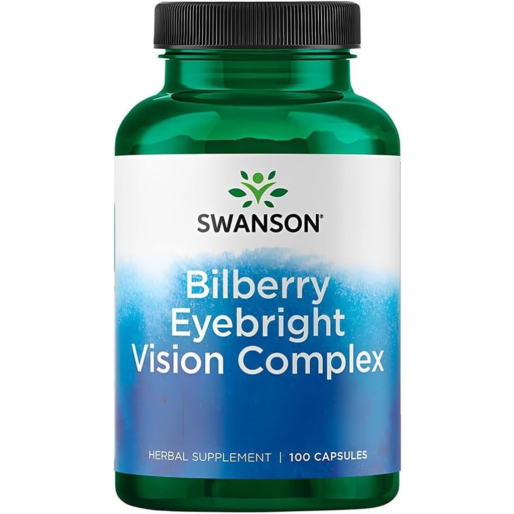 Swanson Bilberry Eyebright Vision Complex (100 kapsler)