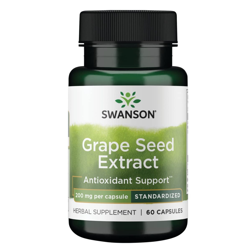 Swanson HI Pot Grape frø EXT STD 200MG 60CP