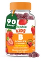 Livbar vitamin B-kompleks for barn | med VIT C | Great Tasting B-kompleks | Vegan Kids B-kompleks | Energi og Nerve Støtte | 90 Gummies