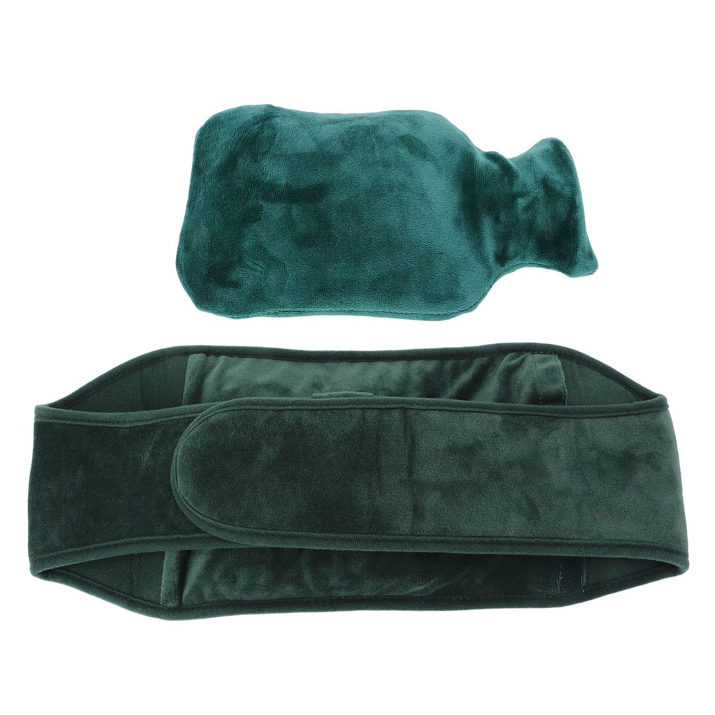1000ml Hot Water Bottle, Hot Cold Therapies Hot Water Bottles Hot Water Bag with Waist Cover for Neck, Back, Shoulder Waist Warm