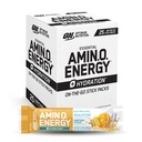 Optimum Nutrition Amino Energy Plus Hydration Packets, On-The Go Caffiene Stick Packs, Surfside Citrus, 25 greve