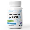 Magnesium Glycinate 500mg [High Potency] 120 Veggie Caps, Chelated for Superior Absorpsjon | Ingen skadelig additiver | Ikke-GMO, NO Gluten og Dairy, støtter muskler, ledd og hjerte helse-Made i USA
