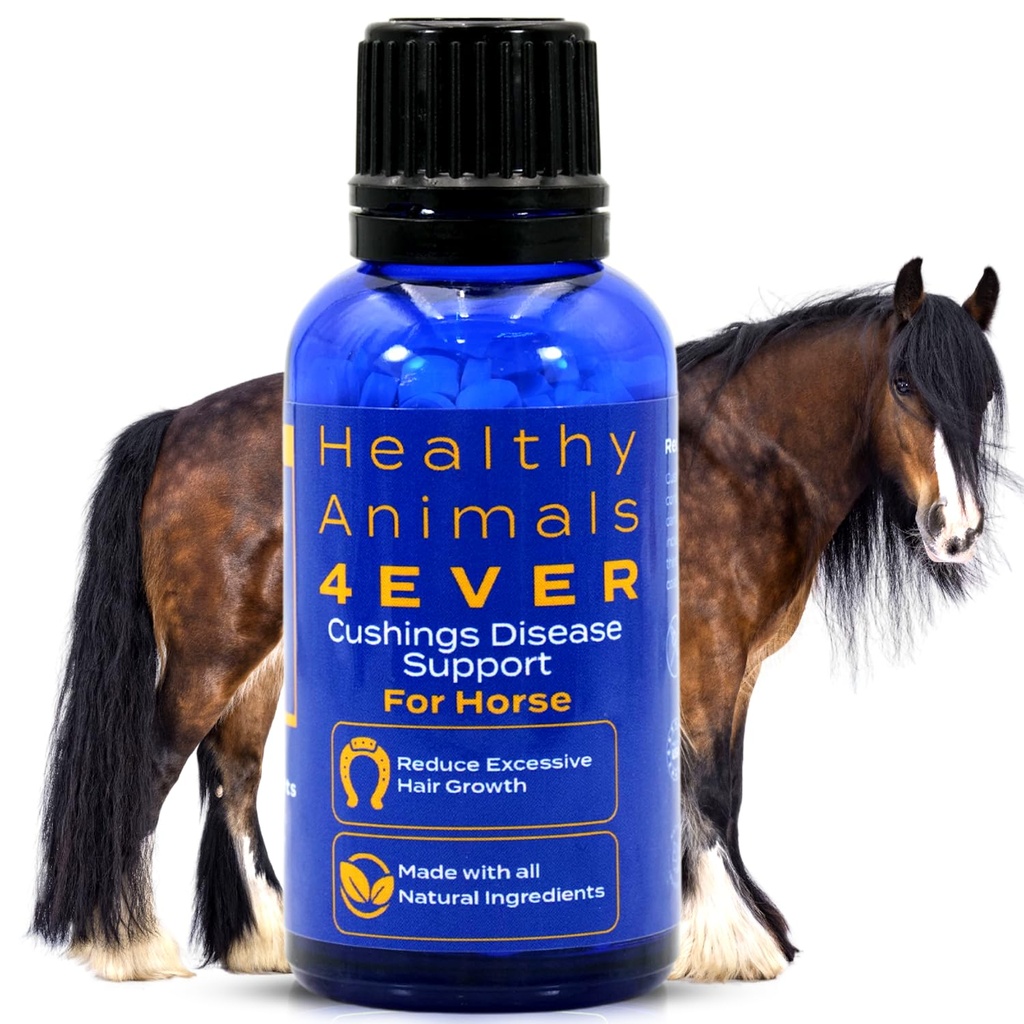 HA4E - Horse Digestive Support for Cushing’s Disease - Preventative Care - Highly Effective, Natural Homeopathic Supplement - 300 Tablets