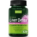 Silymarin Mjølk Thistle Liver Detox kapsler for fettlever, Alcachofa y Cardo Mariano con Silimarina para el Higado Graso, Liver Cleanse Detox & Repair Formula w/Artichoke ekstrakt. 120 greve