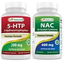 Beste Naturals 5-HTP 200 mg & NAC - N Acetyl Cysteine 600 mg