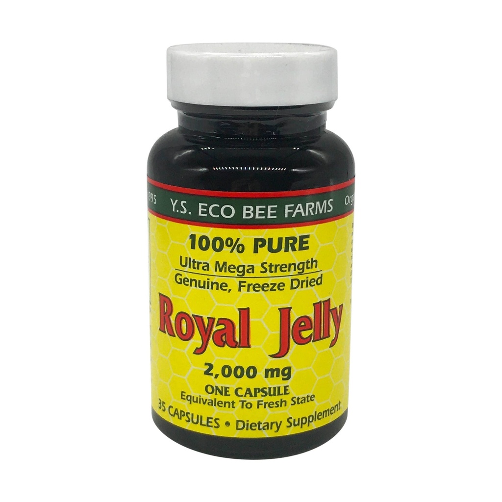 YS BEE gårder ren kongelige Jelly kapsler, 35 CT