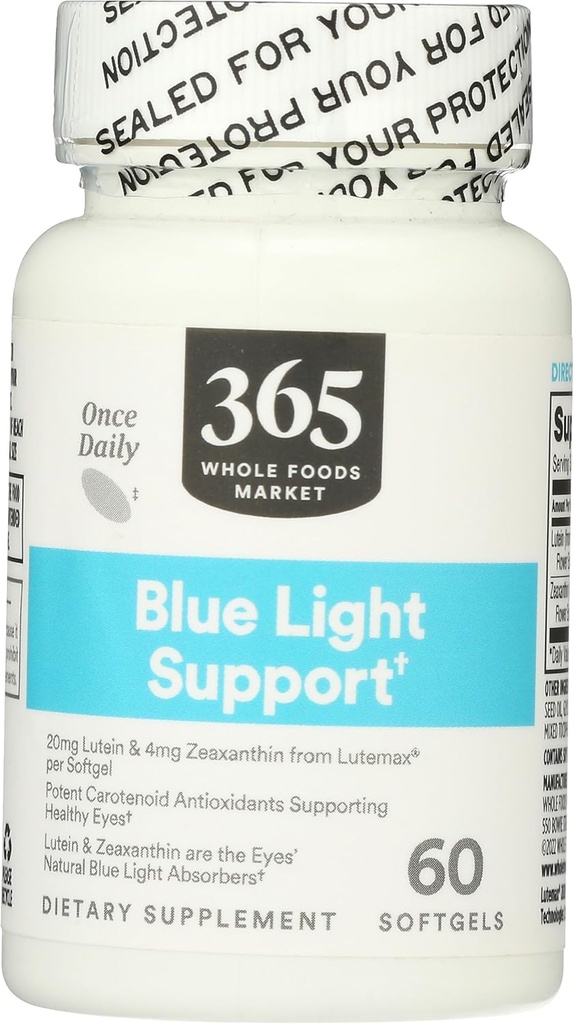365 av hele matmarkedet, Lutein 20 mg med Zeaxanthin 1 mg, 60 greve