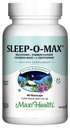 Maxi Helse Voksne Herbal Sleep-O-Max med Valerian Root, Melatonin, Tryptophan, Passionflower - naturlig søvnsupplement - rolig søvnstøtte Formula
