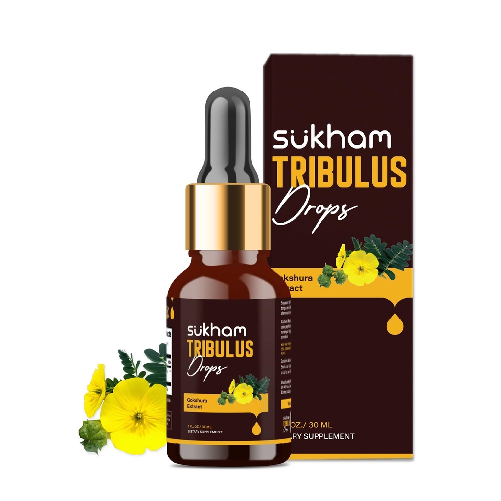 Tribulus terrestris flytende dråper TTT-120 tribulus ekstrakt ® 3rd Party Lab testet for gjenoppretting og ytelse - 1 FL.OZ (40 serveringer) med saponiner og flavonoider, alkoholfri flytende konsentrat