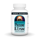 Kilde Naturals L-Proline & L-Lysine, 550mg - 60 tabletter