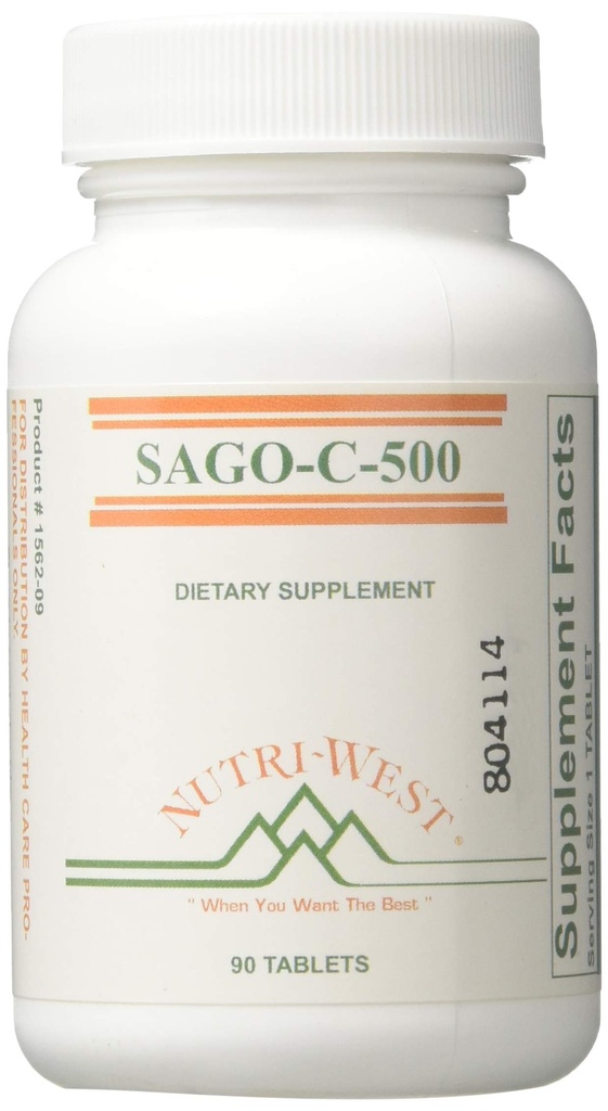 Nutri-West - Sago-C-500 90 Tabletter