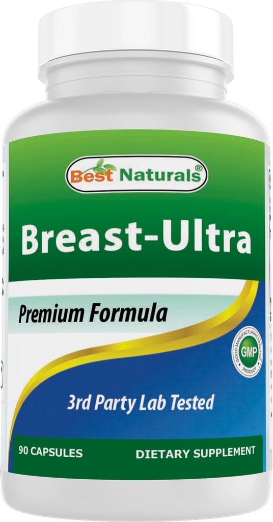Beste Naturals Bryst-Ultra Brystforlengelse piller 90 kapsler (90 greve (pakke med 1))