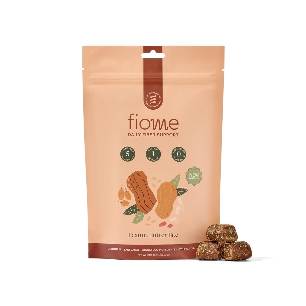 Fiber Supplement - 5g daglig fiberbit - støtter regelmessighet, dialyse og Gut helse - alle naturlige ingredienser, Peanut Butter Cacao Flavor, 30 Serveringer
