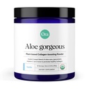 Ora Organic Vegan Collagen-Boosting pulver for kvinner og menn - Håret, huden og neglene støtte - Bamboo Silica, Plantebasert protein, organisk vitamin C, Aloe Vera - Vanilla Flavor, 20 Services