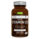 Igenus daglig vitamin D3 2000iu, 50mg, ren etikett, 365 små tabletter, 1-års forsyning, vegetarisk kolekalciferol vitamin D Supplement