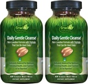 Irwin Naturals Daily Gentle Cleanse - 60 flytende myk-Gels, pakke med 2 - ikke-laksativ formel med Triphala