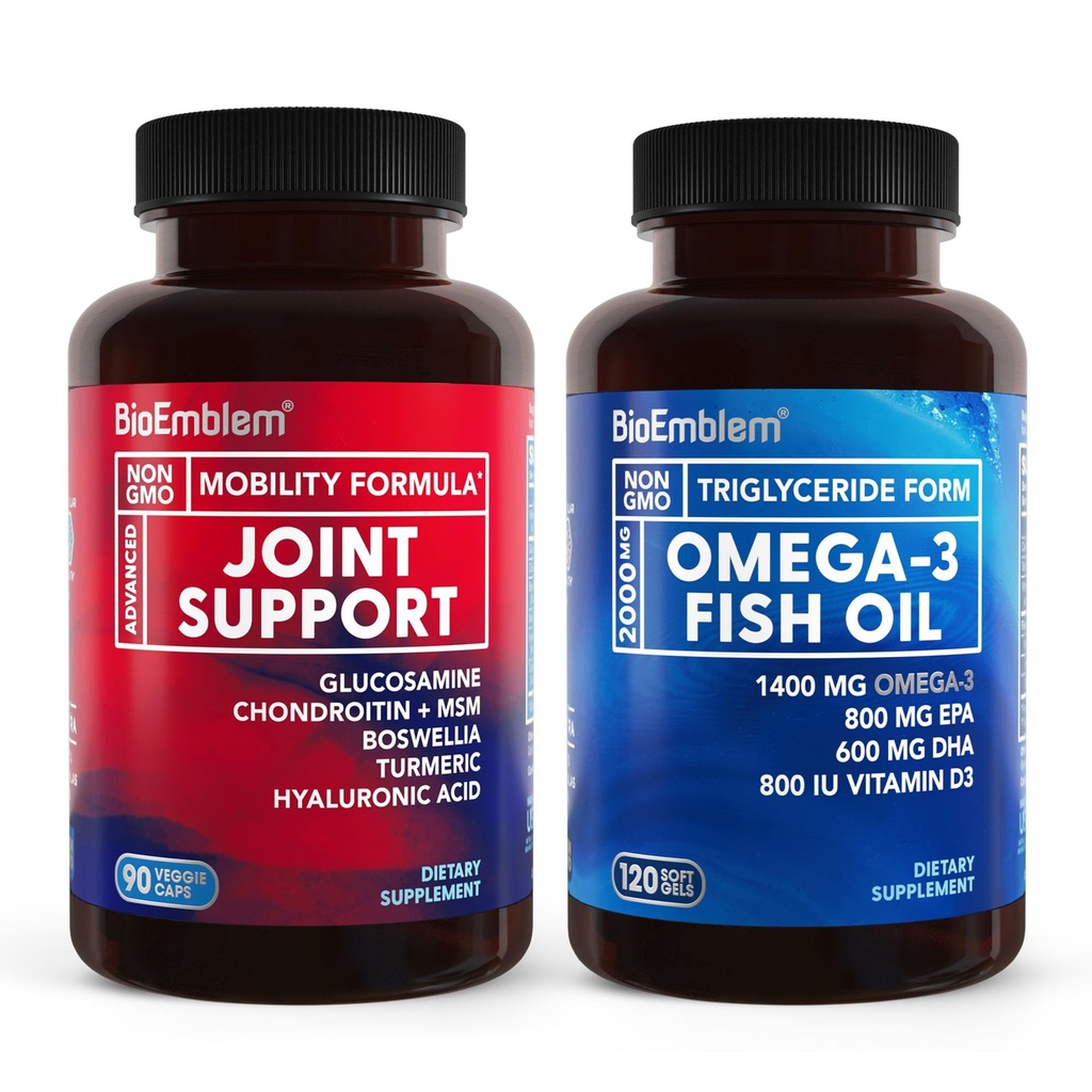 BioEmblem Omega-3 Fish Oil 2000mg og felles støtte