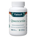 Mønster wellness Quercetin Supplement med Bromelain - Immunfunksjon & Cellular Helse Support - Antioksidant og hele kroppens velvære - 60 Vegan Kapsler