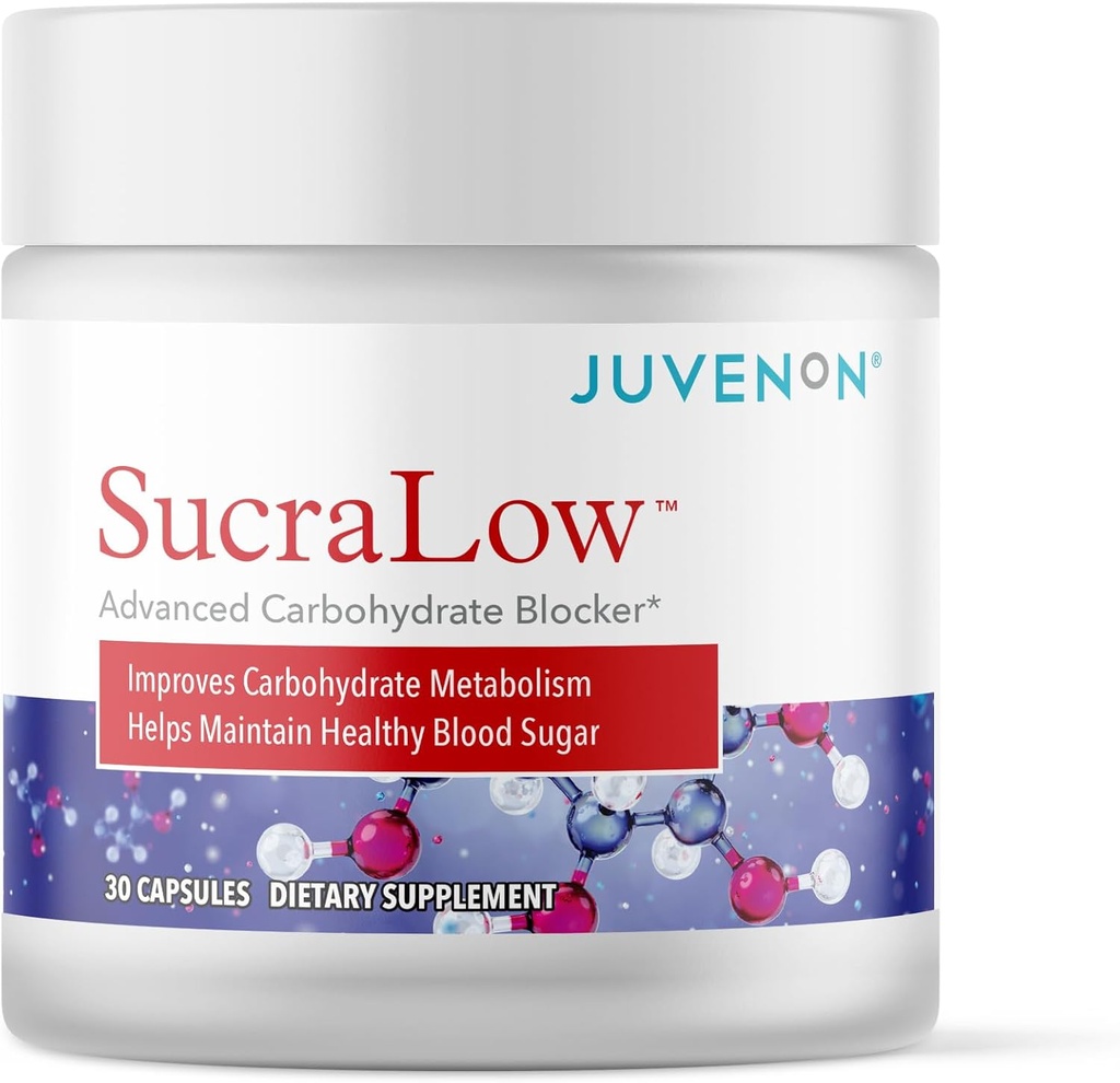 Juvenon Surcalow | daglig karbohydrat støtte og vitalitet | metabolisme og energi Supplement | 30 kapsler