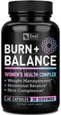Zeal Naturals vekttap støtte for kvinner + daglig balanse vitaminer (Iron, vitamin D, Setria®, Folate) Premium diett støtte piller for kvinner + multivitamin og hormon støtte