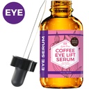 Leven Rose Coffee olje koffein serum for øyne 1 oz - Anti-aging organisk under øye serum for puffy poser under øyne