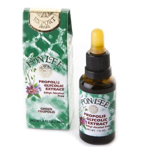 Pon Lee Brasil Grønn Bee Propolis flytende ekstrakt Ingen alkohol 30ML 1 pakke