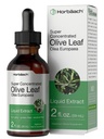 Horbäach Olive Leaf ekstrakt flytende | 2 fl oz | Super styrke | alkohol gratis, vegetarisk, ikke-GMO, Glutenfri
