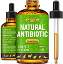 Hundeantibiotika med kylling flavor Сat antibiotika for infeksjon, UTIs, allergier, Runny Nese | Digestiv støtte | Ulike avler og aldre | Cranberry i sammensetningen | 2 Oz