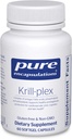 Rene kapslinger Krill-Plex | støtter menstruell komfort, hjertehelse, felles støtte, kognitiv funksjon og hud helse | 60 Softgel kapsler