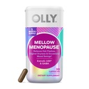 OLLY Mellow Menopause Supplements for kvinner, støtter varme blits, Vaginal tørrhet og anledninger Mood Swings,* Estro-G100®, GABA, Vegansk kapsler, 1 måneds forsyning - 30 teller