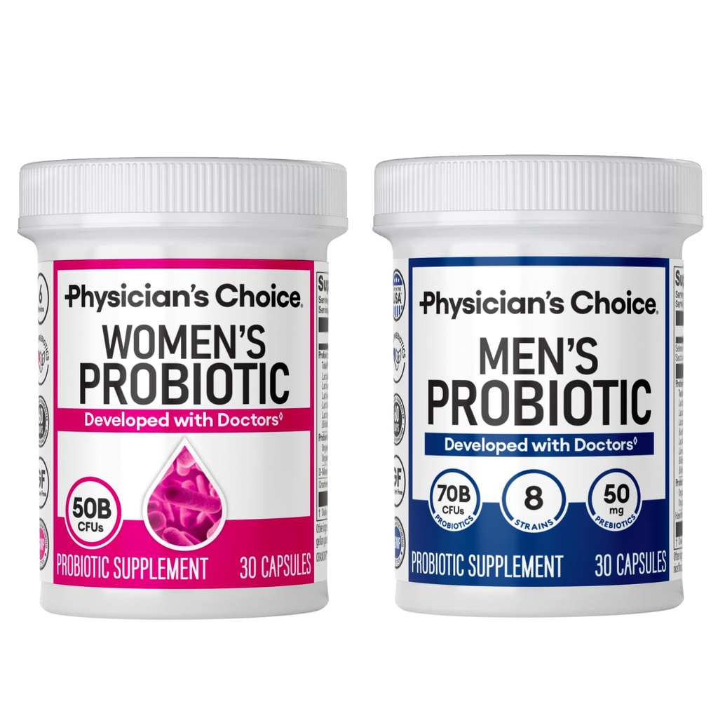 His & Hers Probiotic Bundle - Mens Probiotic(30ct) + Kvinner Probiotic(30ct)